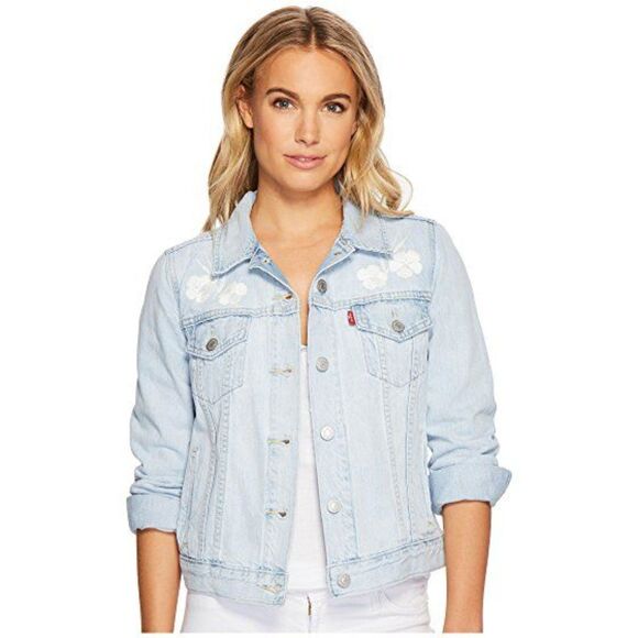 Levi Strauss & Co. Gils Original Trucker Jacket Distressed Wash Size XL - Picture 1 of 14